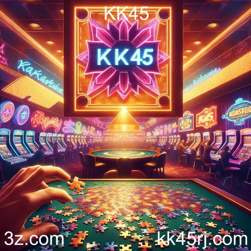 Imagem promocional da KK45 mostrando a plataforma e suas vantagens